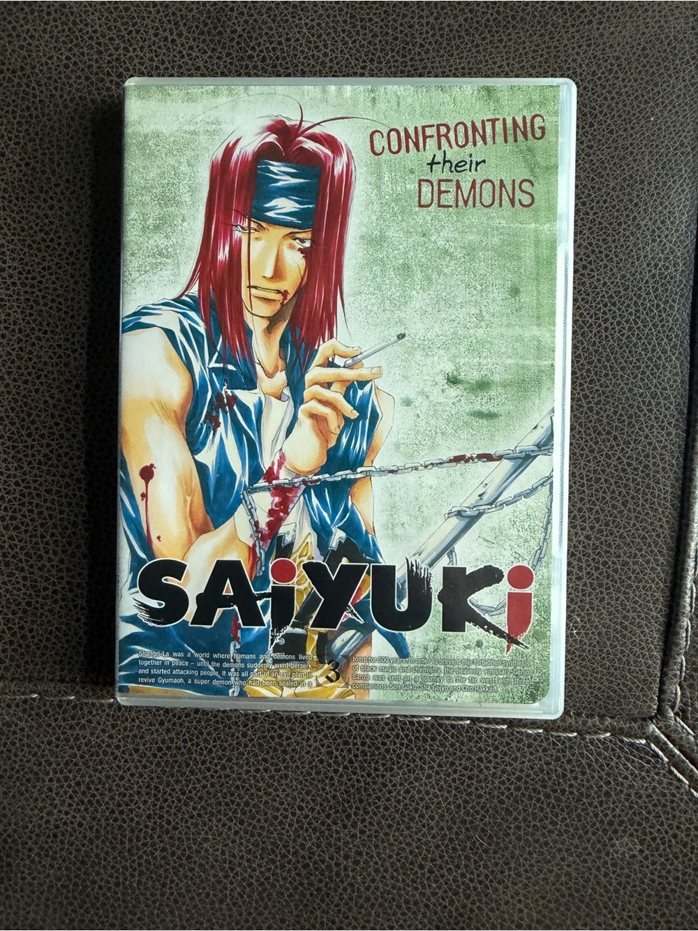 Saiyuki: Confronting Their Demons DVD (ADV Films) w/ Bonus Poster